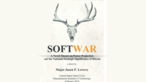 Jason Lowery's thesis, Softwar: A Novel Theory on Power Projection and the National Strategic Significance of Bitcoin, reframes bitcoin not merely as digital cash but as a transformative security technology with profound implications for investors and nation-states alike.