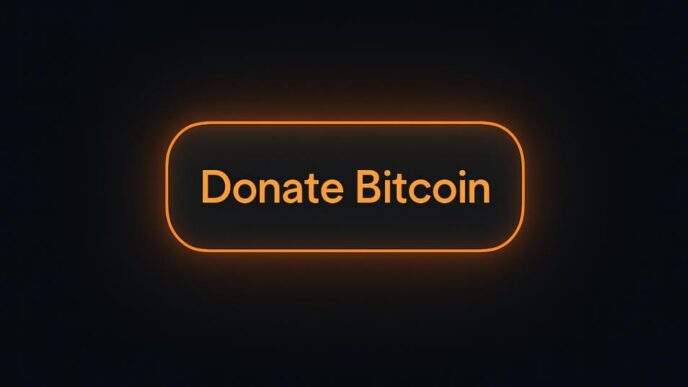 bitcoin donations button
