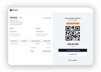 flash launches invoicing