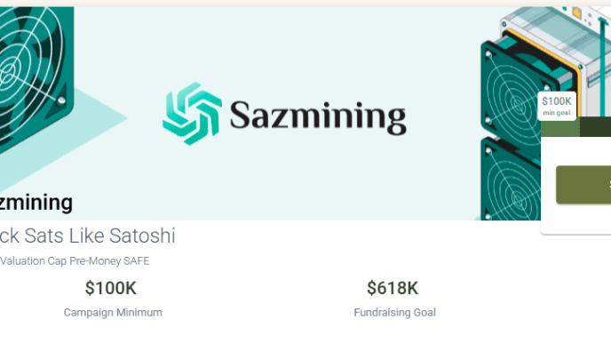 Sazmining, the innovative Bitcoin mining as a service (BMaas) platform recently announced significant momentum in its ongoing fundraising efforts.