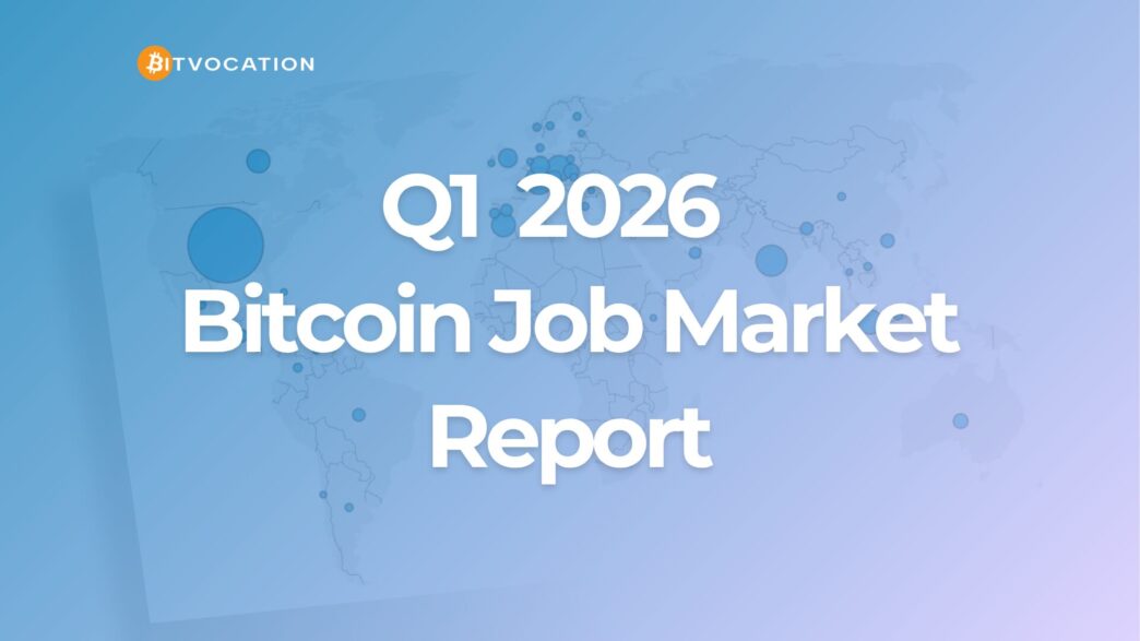 Bitvocation Bitcoin Job Market Update: Q1 2026 53 Bitvocation's Q1 2026 report shows a still-active but slightly softer Bitcoin hiring market in Q1 2026: 431 jobs across 77 companies, down roughly 10% year over year versus Q1 2025.