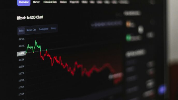 Bitcoin Technical Analysis: Bullish Momentum to Continue with Consolidation Risks in View 12 a computer screen displaying a stock market chart